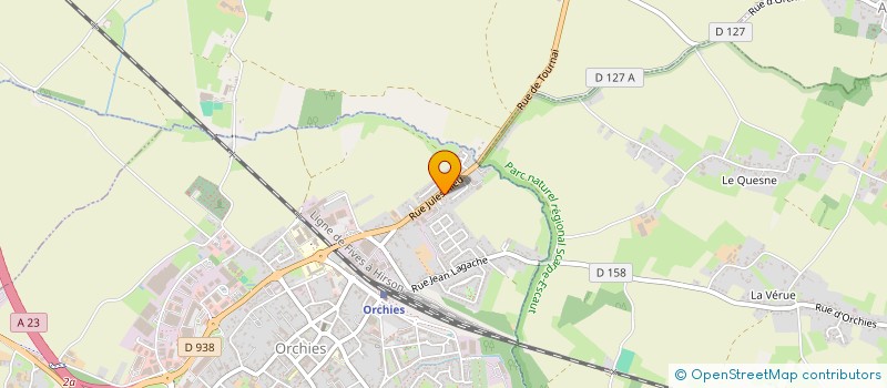 localisation de l'entreprise SCI LILLE 47 RUE DU LONG POT  ORCHIES