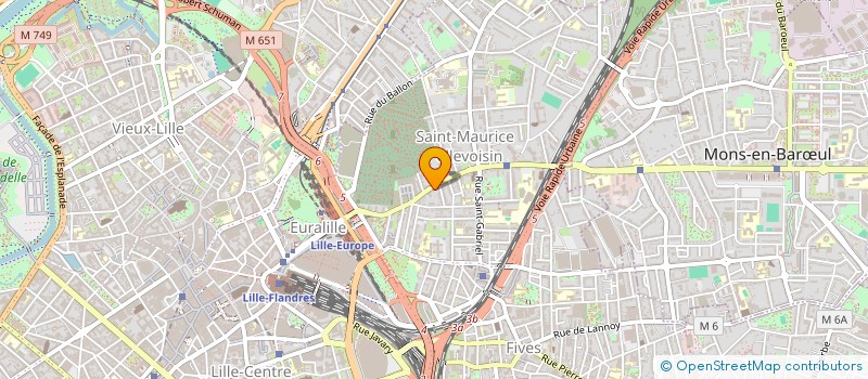 localisation de l'entreprise SCI LILLE DES CHAMPS à LILLE
