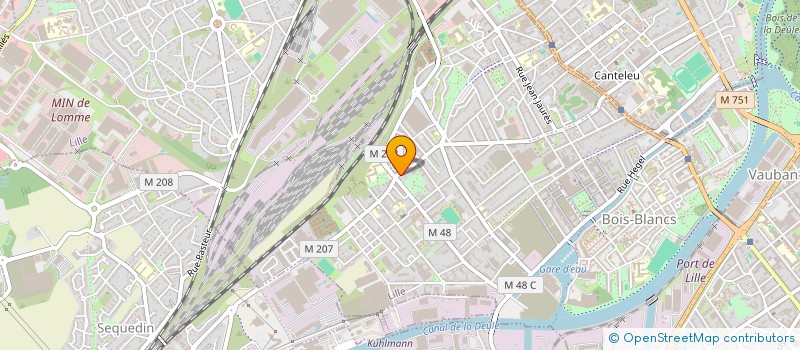 localisation de l'entreprise SCI LILLE LE BOIS VERT à LILLE