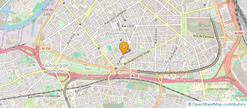 localisation de l'entreprise SCI LILLE LEBAS à LILLE