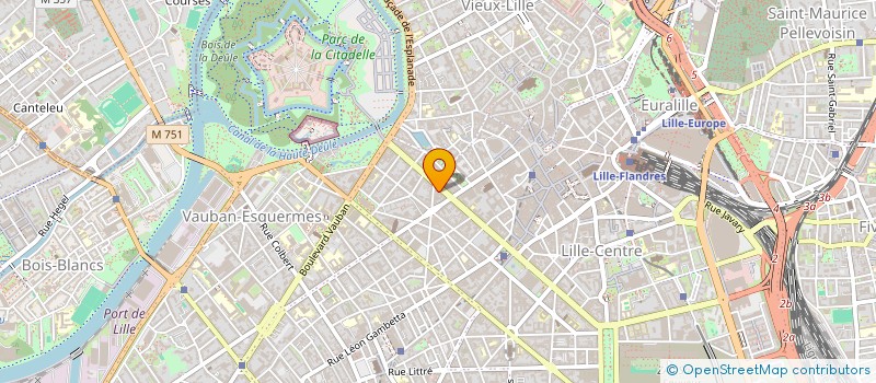 localisation de l'entreprise SCI LILLE POLOGNE 25 à LILLE