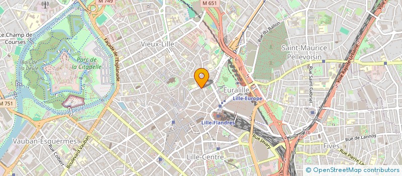 localisation de l'entreprise SCI LILLE-WAZEMMES  LILLE