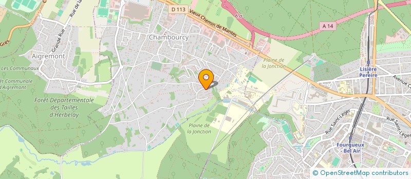 localisation de l'entreprise SCI LILLIMMO  CHAMBOURCY