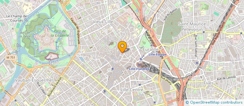 localisation de l'entreprise SCI LILLINVEST 3 à LILLE