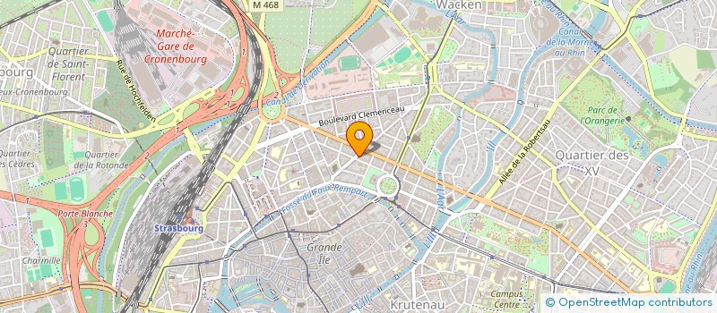 localisation de l'entreprise SCI LILLY MEPS  STRASBOURG