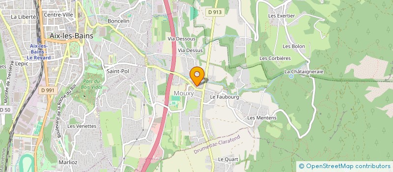 localisation de l'entreprise SCI LILLYE  MOUXY