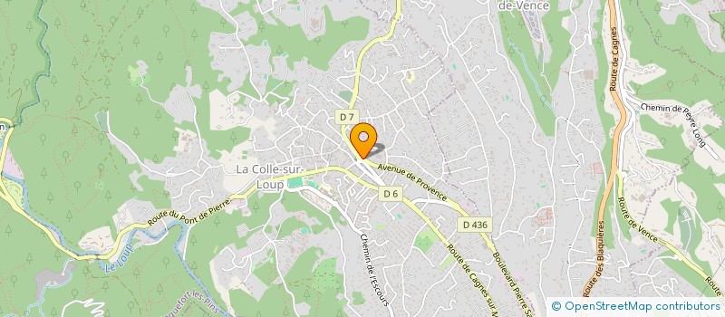 localisation de l'entreprise SCI LILO  LA COLLE-SUR-LOUP