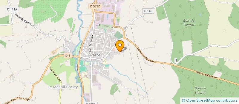 localisation de l'entreprise SCI LILO  LIVAROT-PAYS-D'AUGE