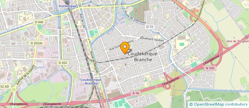 localisation de l'entreprise SCI LILOA  COUDEKERQUE-BRANCHE