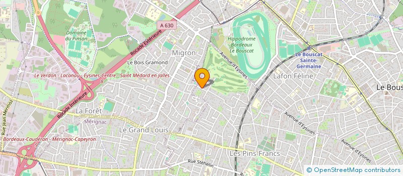 localisation de l'entreprise SCI LILONE  BORDEAUX