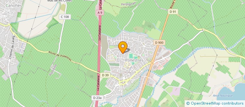 localisation de l'entreprise SCI LILOTI  POLLESTRES