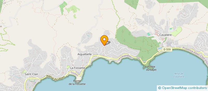 localisation de l'entreprise SCI LILOU à LE LAVANDOU