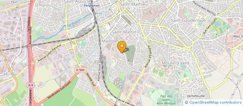 localisation de l'entreprise SCI LILOU  PERPIGNAN