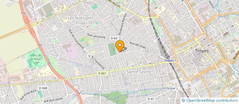 localisation de l'entreprise SCI LILOU  SAINTE-SAVINE