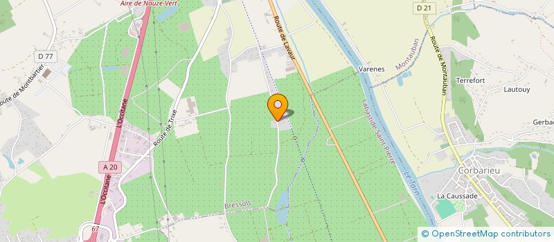 localisation de l'entreprise SCI LILOU  BRESSOLS