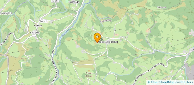 localisation de l'entreprise SCI LILOU  LABASSERE