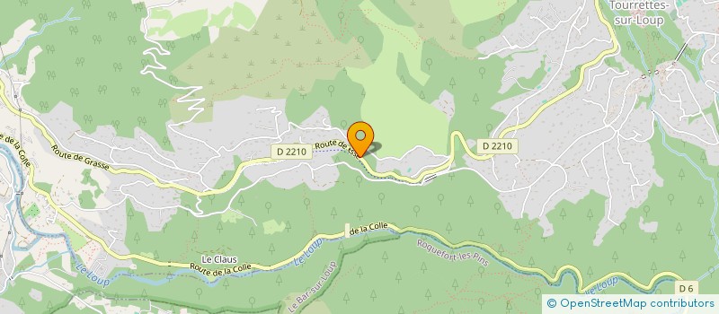 localisation de l'entreprise SCI LILOU à TOURRETTES-SUR-LOUP