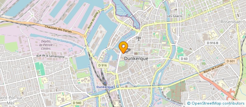localisation de l'entreprise SCI LILOU à DUNKERQUE