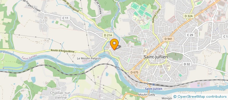 localisation de l'entreprise SCI LILOU à SAINT-JUNIEN