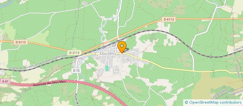 localisation de l'entreprise SCI LILOU ALARIC  DOUZENS