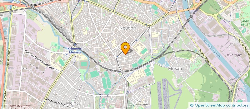 localisation de l'entreprise SCI LILOUNA  STRASBOURG