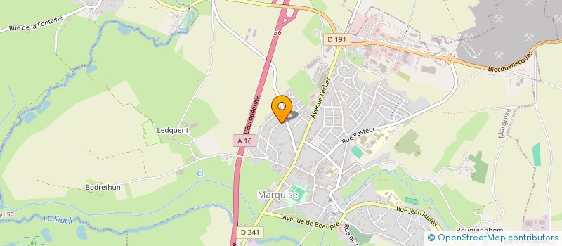 localisation de l'entreprise SCI LILY 26  MARQUISE