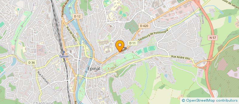 localisation de l'entreprise SCI LILY 2M à EPINAL