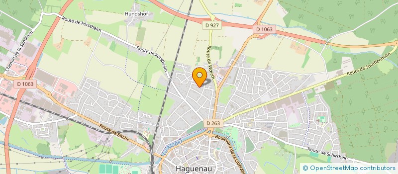 localisation de l'entreprise SCI LILY  HAGUENAU