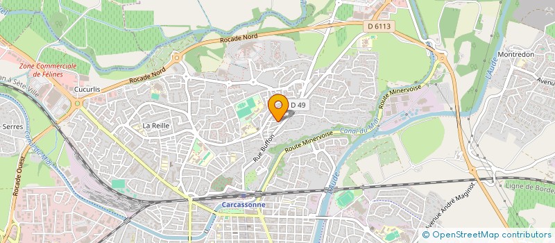 localisation de l'entreprise SCI LILY à CARCASSONNE