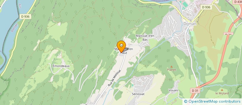 localisation de l'entreprise SCI LILY  DORTAN