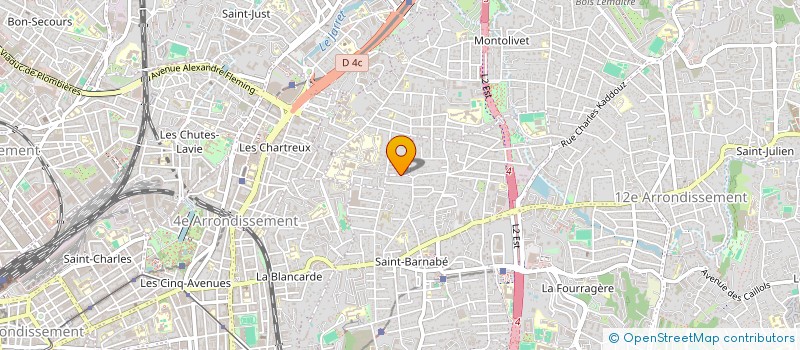 localisation de l'entreprise SCI LILY à MARSEILLE 12EME