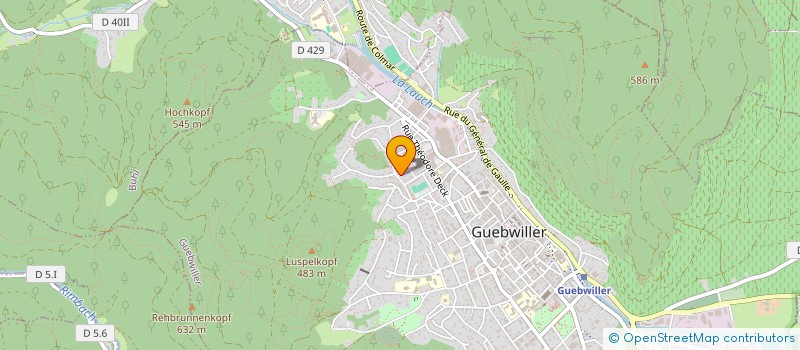 localisation de l'entreprise SCI LILY  MERXHEIM