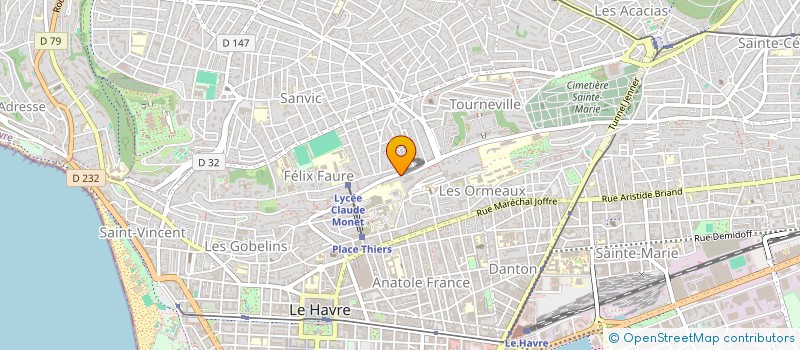 localisation de l'entreprise SCI LILY  LE HAVRE