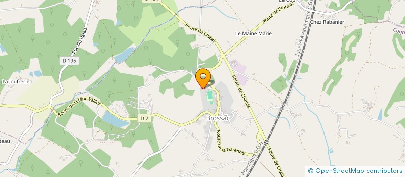 localisation de l'entreprise SCI LILY  BROSSAC