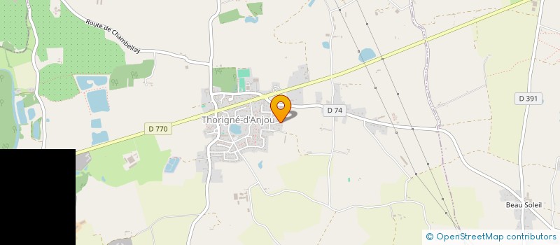 localisation de l'entreprise SCI LILY.ALBIN  THORIGNE-D'ANJOU