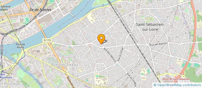 localisation de l'entreprise SCI LILYMAX à SAINT-SEBASTIEN-SUR-LOIRE