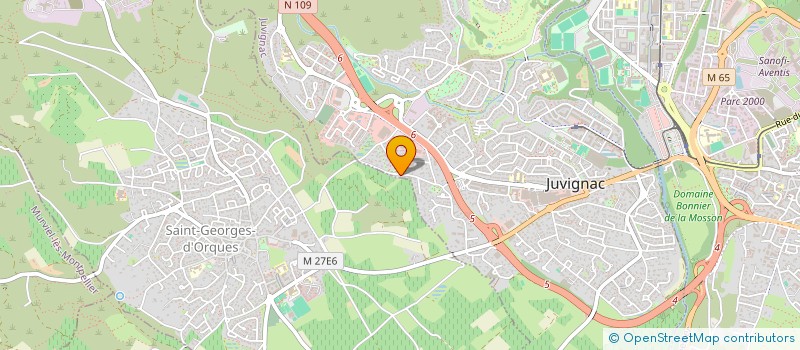 localisation de l'entreprise SCI LIM  JUVIGNAC