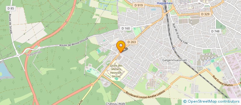 localisation de l'entreprise SCI LIM  HAGUENAU