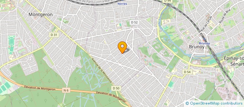 localisation de l'entreprise SCI LIM-MONDE  YERRES