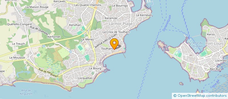 localisation de l'entreprise SCI LIMA  LARMOR-PLAGE