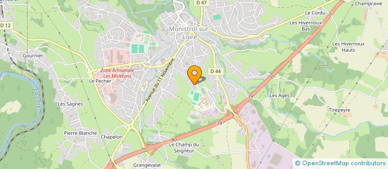 localisation de l'entreprise SCI LIMA  MONISTROL-SUR-LOIRE