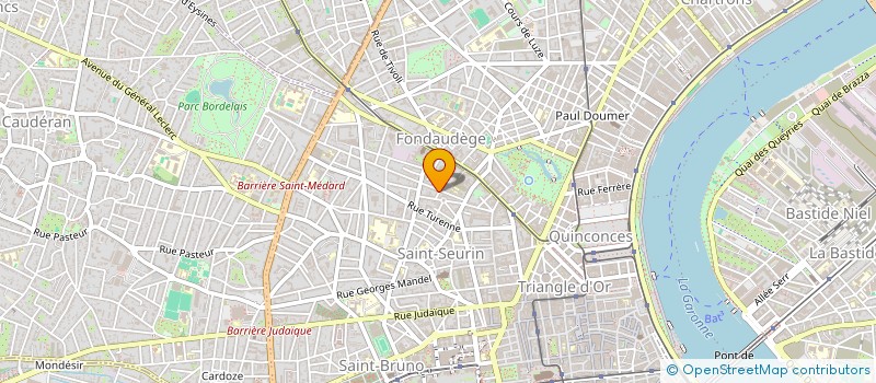 localisation de l'entreprise SCI LIMA  BORDEAUX