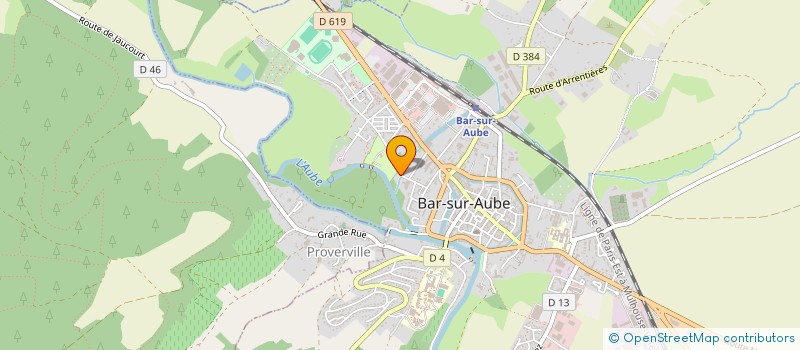 localisation de l'entreprise SCI LIMA  BAR-SUR-AUBE