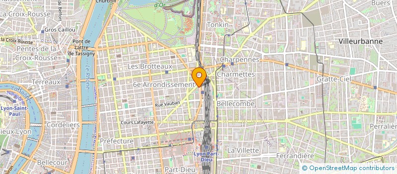 localisation de l'entreprise SCI LIMA  LYON