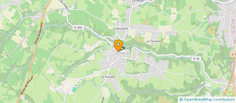 localisation de l'entreprise SCI LIMA  ORLIENAS