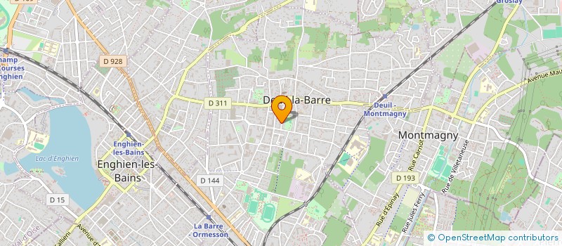 localisation de l'entreprise SCI LIMA  DEUIL-LA-BARRE