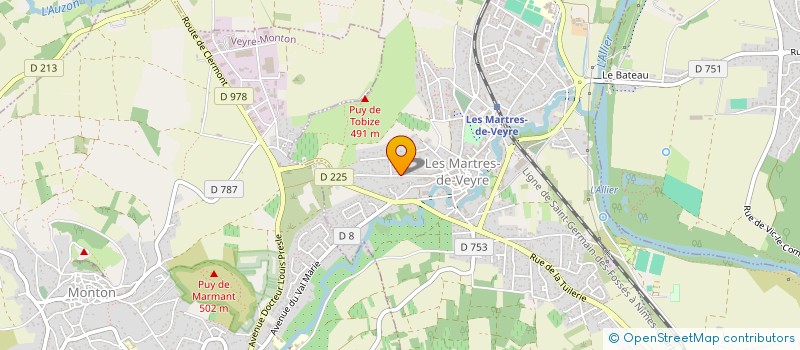 localisation de l'entreprise SCI LIMA  LES MARTRES-DE-VEYRE