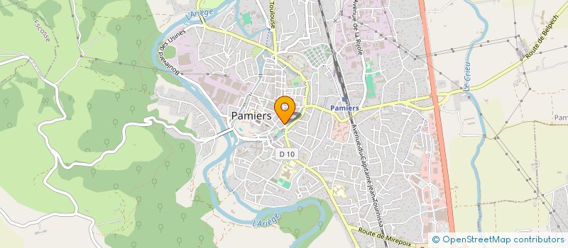localisation de l'entreprise SCI LIMAJE à PAMIERS