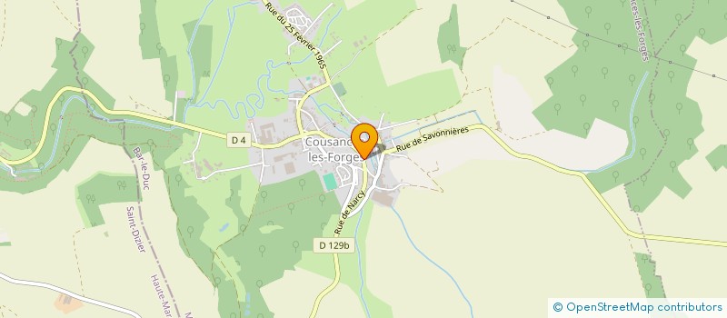 localisation de l'entreprise SCI LIMAJE à COUSANCES-LES-FORGES
