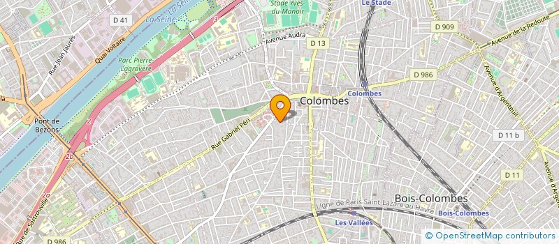 localisation de l'entreprise SCI LIMAOS  COLOMBES